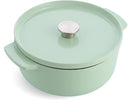 KitchenAid Casserole Cast Iron Pistachio ø 26 cm / 5.2 Litres - enamelled non-stick coating