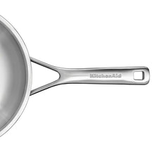 KitchenAid Set de Sartenes - Multi-Ply Acero Inoxidable - ø 24 y 28 cm - sin recubrimiento antiadherente