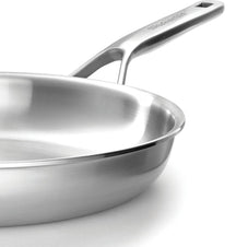 KitchenAid Set de Sartenes - Multi-Ply Acero Inoxidable - ø 24 y 28 cm - sin recubrimiento antiadherente