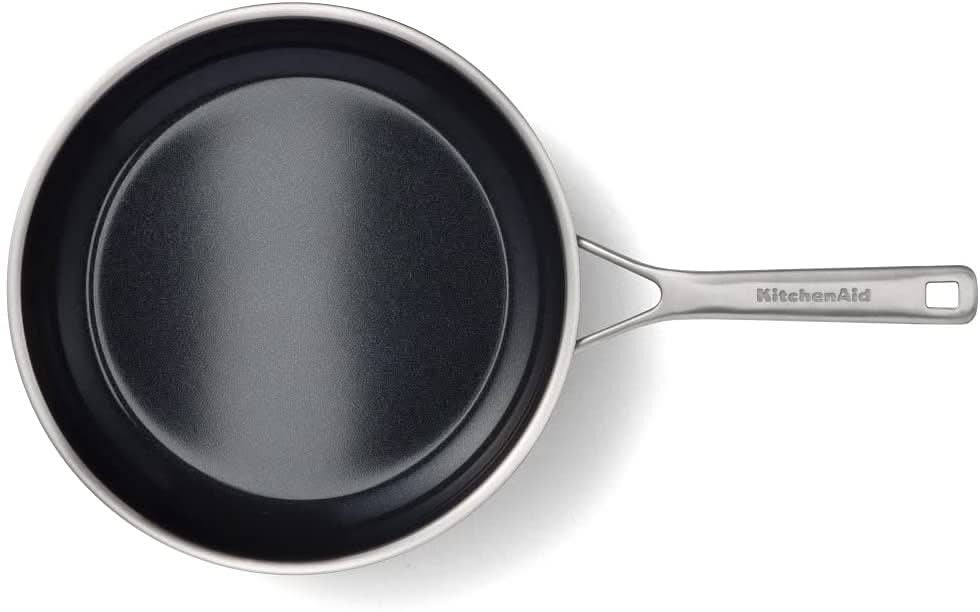 KitchenAid Koekenpan Multi-Ply RVS ø 20 cm - bovenaanzicht