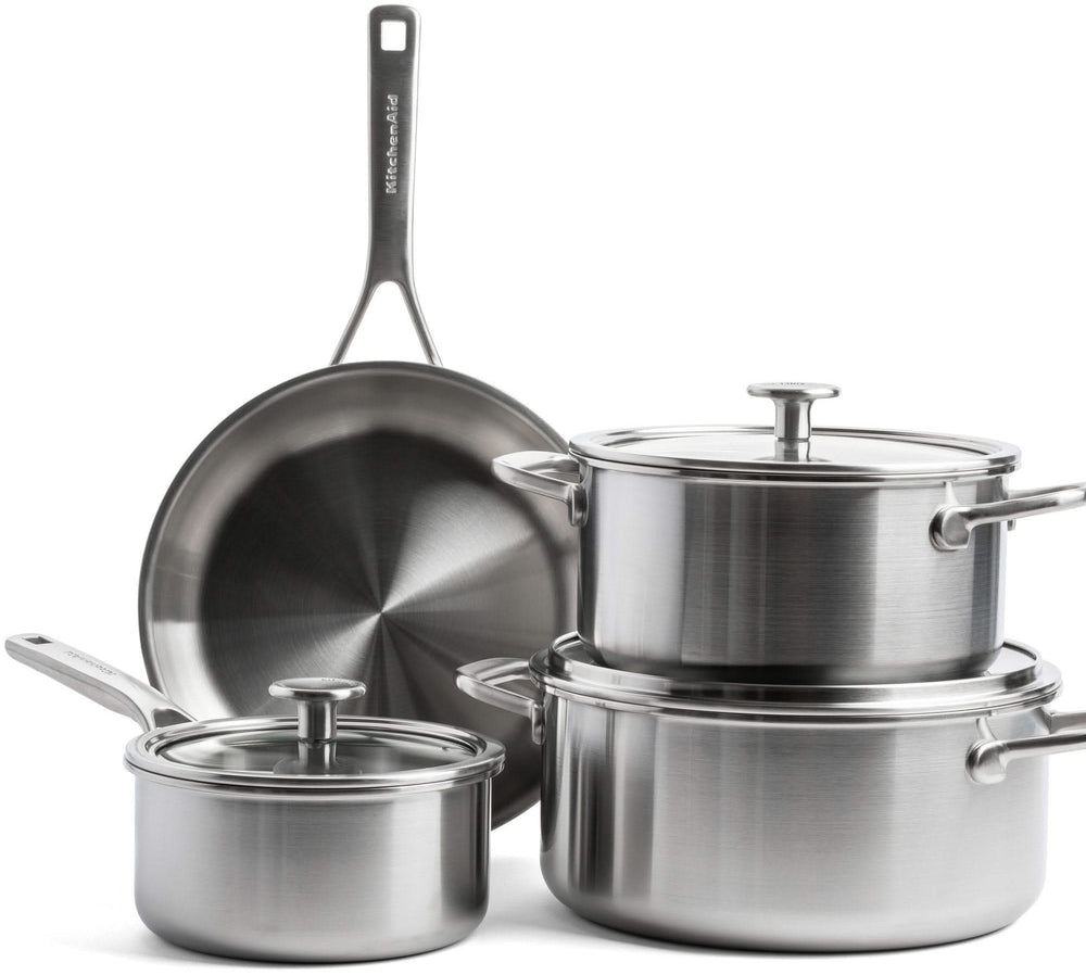 KitchenAid Cookware set Multi-Ply Stainless steel 6-piece - ø 20/24/16/24 cm + Classic Forged ø 24/28 cm