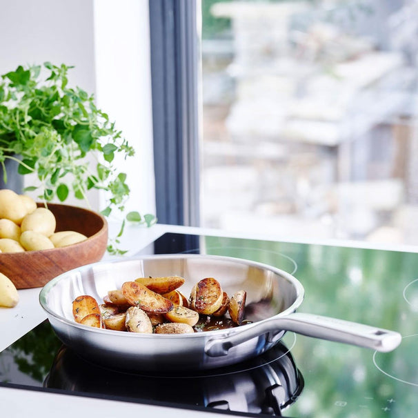 KitchenAid Frying Pan Tri-Ply Stainless Steel ø 20 cm - without non-stick coating