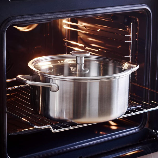 KitchenAid Cooking Pot Tri-Ply Stainless Steel ø 24 cm / 4.9 Litres - without non-stick coating