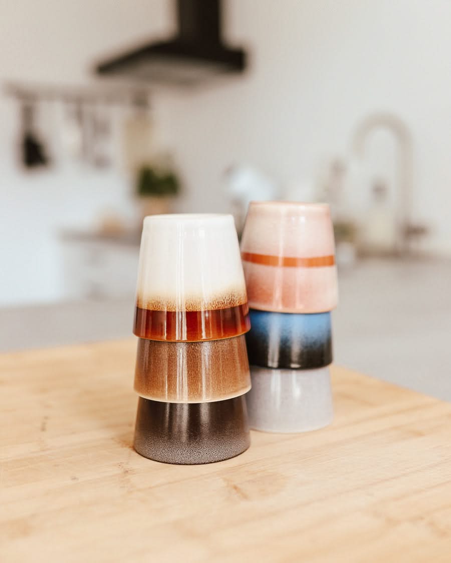 Studio Tavola Coffee Set - Coffee Cups & Mugs - Earth - 12 pieces