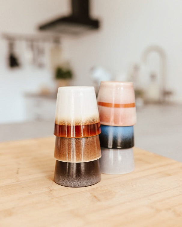 Set de café Studio Tavola - Tazas de café y cappuccino - Earth - 12 unidades