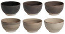 Cookinglife Soup Bowls / Bowls Delice Gray ø 14 cm - 6 pieces