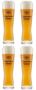 Vasos de cerveza Konig Ludwig Weizen 500 ml - 4 piezas