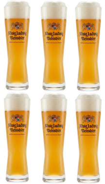 Konig Ludwig Beer glasses Weizen - 500 ml - 6 pieces