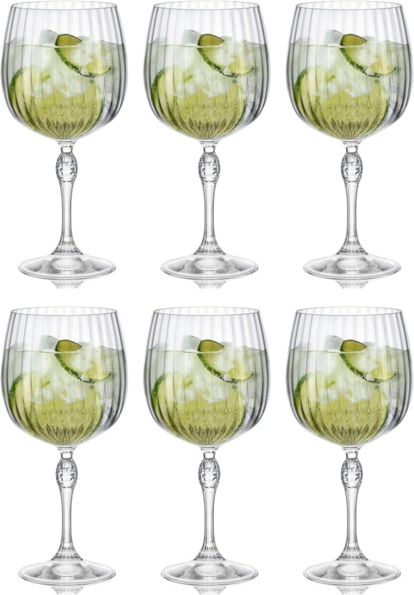 Bormioli Rocco Gin Tonic Glasses America 20's - 740 ml - 6 pieces