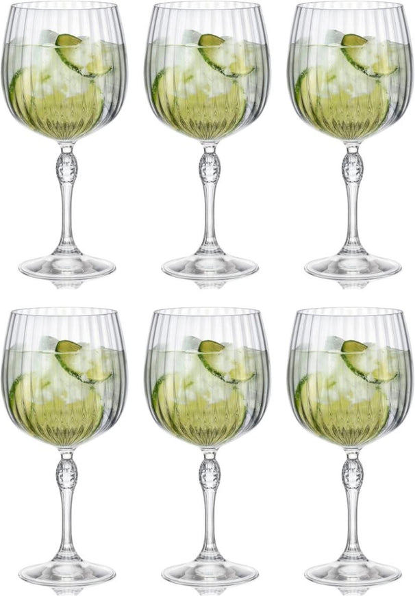 Bormioli Rocco Vasos para Gin Tonic America 20's - 740 ml - 6 unidades