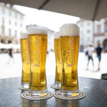 Krombacher Beer Glasses Star Cup 250 ml - 6 pieces