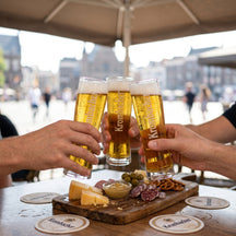 Krombacher Beer Glasses Star Cup 250 ml - 6 pieces