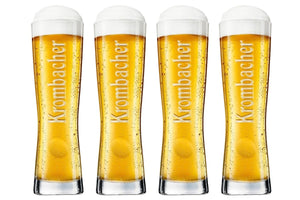 Krombacher Beer Glasses Star Cup 250 ml - 4 pieces