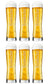 Krombacher Beer Glasses Star Cup 250 ml - 6 pieces