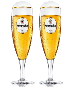 Krombacher Beer Glasses on Stem 300 ml - 2 pieces