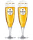 Krombacher Beer Glasses on Stem 300 ml - 2 pieces