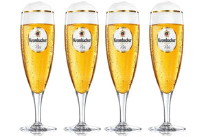 Krombacher Beer Glass on Stem 300 ml - 4 pieces