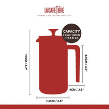 La Cafetiere Cafetiere Pisa Black 350 ml / 3-cup - French Press