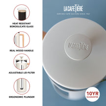 La Cafetiere Cafetiere Pisa Latte 350 ml / 3-cup - French Press 