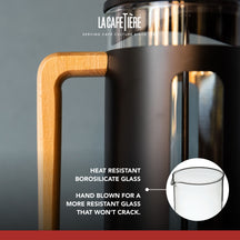 La Cafetiere Cafetiere Pisa Black 350 ml / 3-cup - French Press