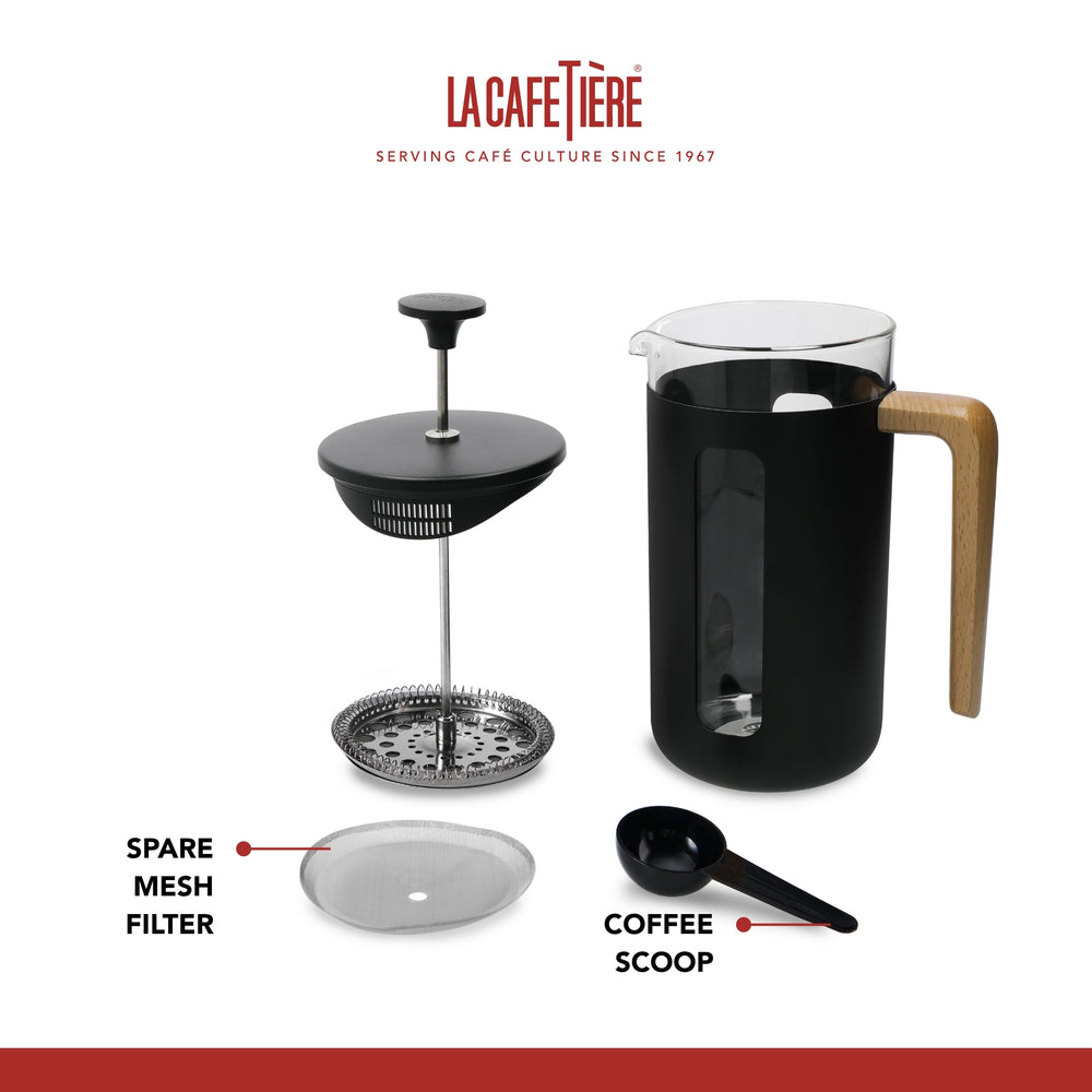 La Cafetiere Cafetiere Pisa Black 350 ml / 3-cup - French Press