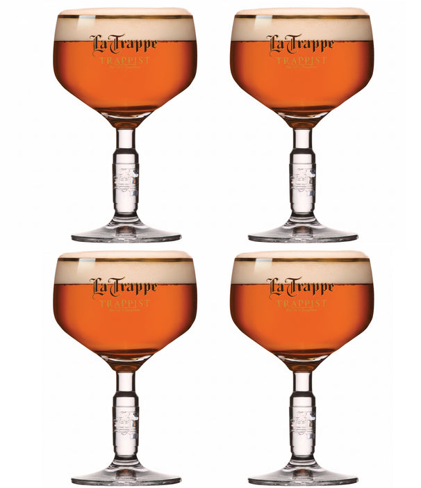 La Trappe Vasos de cerveza 250 ml - 4 unidades