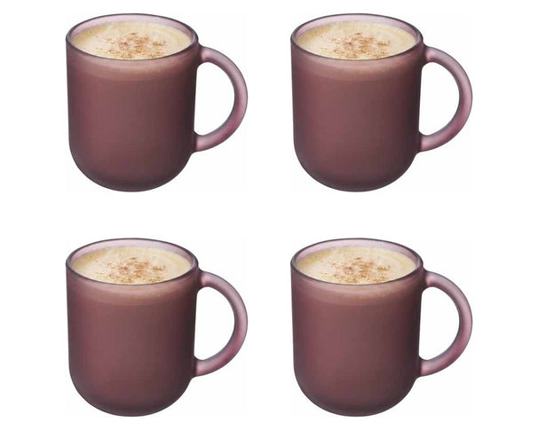 Luminarc Coffee & Tea Glasses with Handle Moka Delice Cherry - 250 ml - 4 pieces
