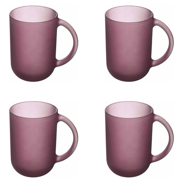 Luminarc Coffee & Tea Glasses with Handle Moka Delice Cherry - 320 ml - 4 pieces