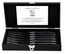 Tenedores para steak Laguiole Style de Vie Luxury Line Negro Ébano - 6 piezas