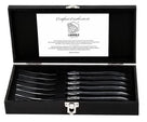 Laguiole Style de Vie Steak forks Luxury Line Black Ebony - 6 pieces
