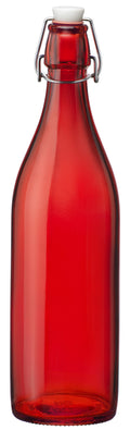 Bormioli Rocco Swing Top Bottle Giara - Red - 1 Liter