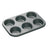 Molde para muffins MasterClass - 6 muffins - 27 x 18 cm