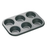 MasterClass Muffin Pan - 6 muffins - 27 x 18 cm