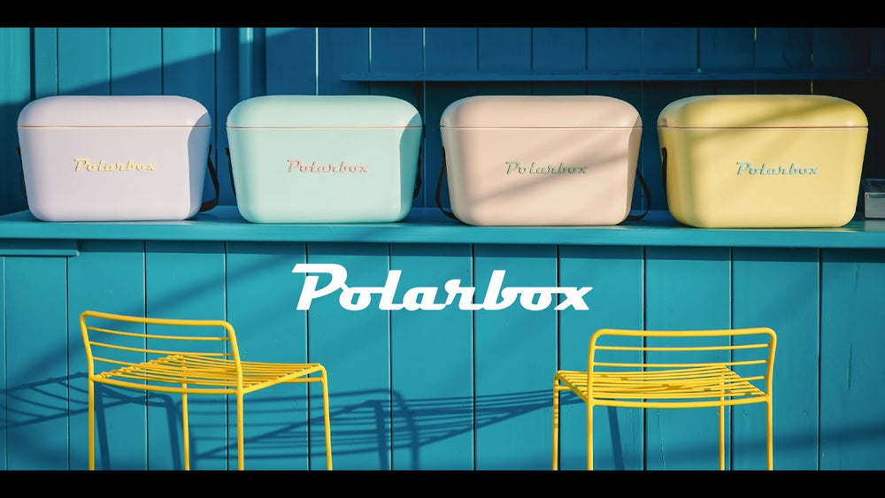 Polarbox Cool Box with Shoulder Strap - Marine Blue Mustard - 12 Liters