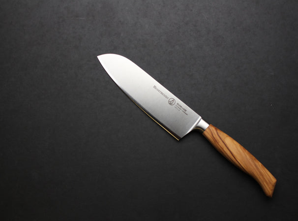 Messermeister Santoku Knife Oliva Luxe Olive Wood 16.5 cm