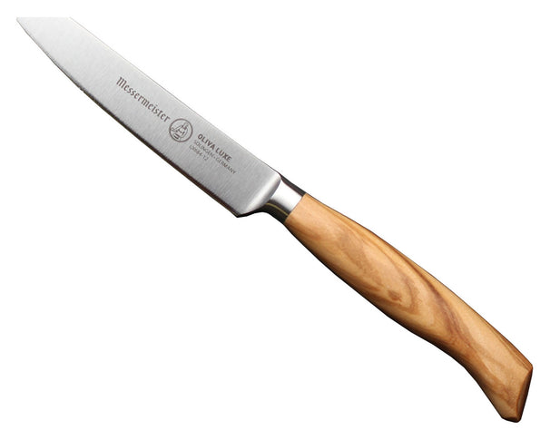 Messermeister Cuchillo chuletero Oliva Luxe Madera de Olivo 12 cm