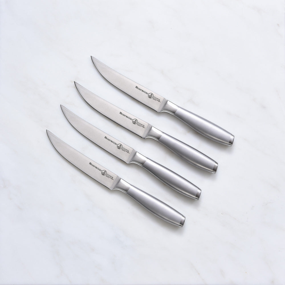 Messermeister Steakmessen Avanta RVS 13 cm - 4 stuks - sfeerbeeld 2