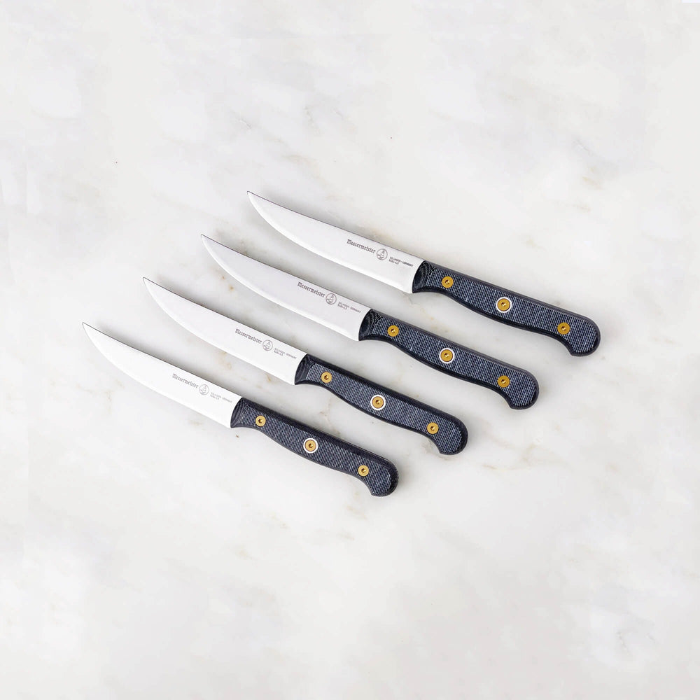 Messermeister Steakmessen Custom 12 cm - 4 stuks - sfeerbeeld 2