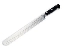 Messermeister Zalmmes / Hammes met Kuiltjes Meridian Elite 25 cm - schuin aanzicht