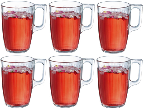 Tazas de té Luminarc Central 320 ml - resistentes al calor - 6 unidades