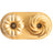 Nordic Ware Bundt Pan Classic Duet Gold - Cast Aluminum - 32 x 17 cm