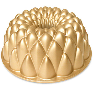 Nordic Ware Bundt Pan Kaleidoscope Gold - Cast Aluminum - ø 23 cm
