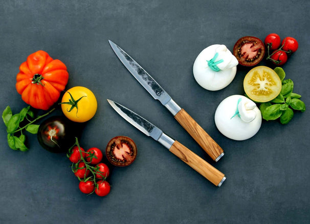 Forged Office Knife Olive 12 cm