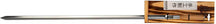 Forged BBQ Skewers Churrasco - Olive Wood / Steel - V - shape - 70cm