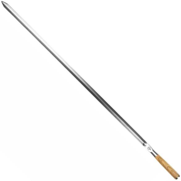 Pincho para BBQ Forged Churrasco - Madera de olivo / Acero - forma en V - 70 cm