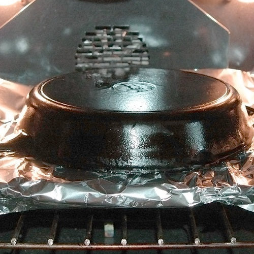 Seasoning using the oven