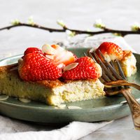 Deliciosos panqueques sin gluten y sin azúcar al horno