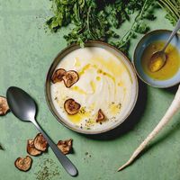 with bacon and mushroom