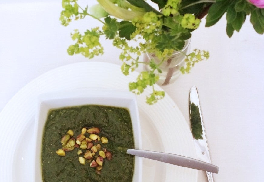 A fresh and nutty tapenade in no time