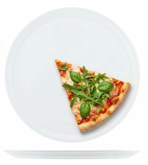 Plato para pizza Saturnia - Blanco - ø 33 cm